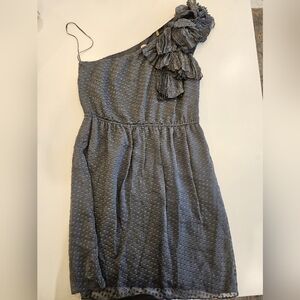 Rebecca taylor grey dress